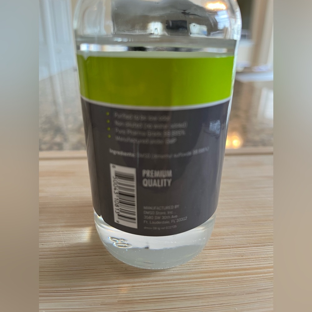 DMSO 8oz in glass bottle - Picture 3 of 3